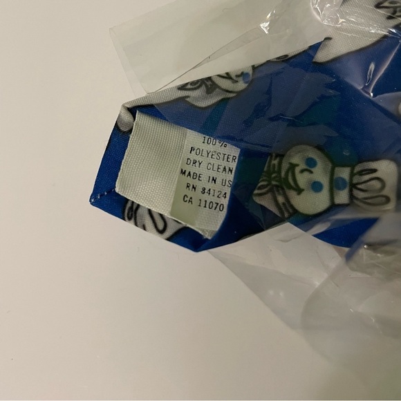 Pillsbury Doughboy Ralph Marlin Blue Classic Men Novelty Neck Tie - Picture 10 of 11